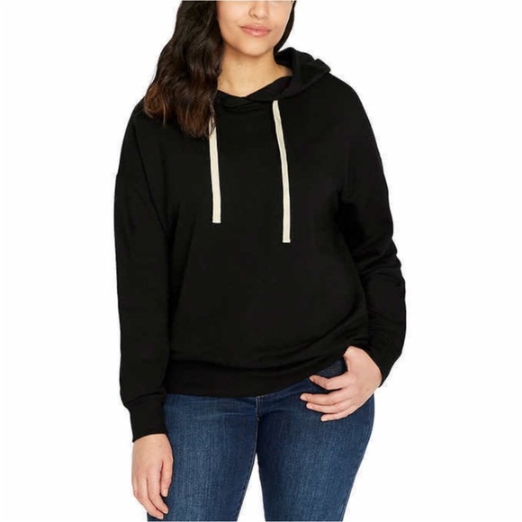 NWT Buffalo David Bitton Womens Super Soft Hoodie Black Size XXL - Picture 1 of 11